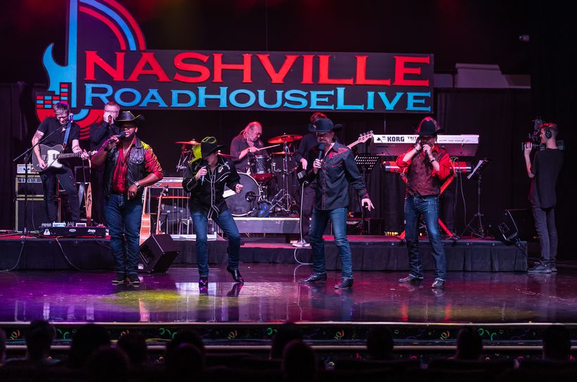 A performance on the Branson Meadows stage