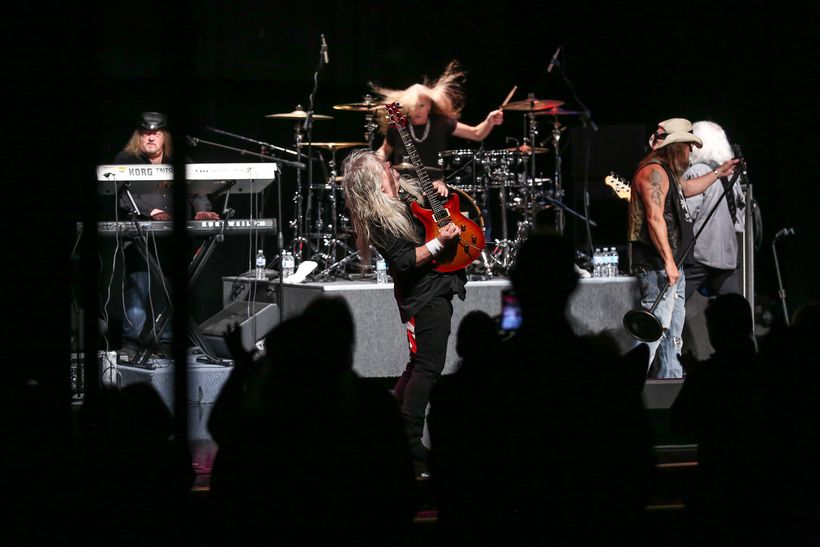 A performance on the Branson Meadows stage